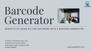 Benefits of Using Billing Software with a Barcode Generator