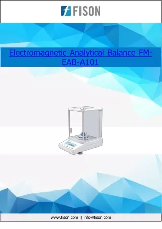 Electromagnetic Analytical Balance 10 Kg