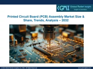 Printed Circuit Board (PCB) Assembly Market Size & Share, Trends, Analysis, 2032