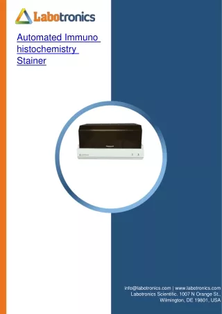 Automated Immunohistochemistry Stainer