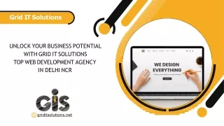 Unlock Your Business Potential with Grid IT Solutions Top Web Development Agency  in Delhi NCR