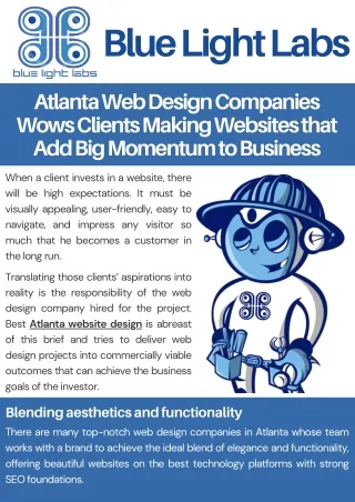 Atlanta Web Design Companies Wows Clients Making Websites that Add Big Momentum