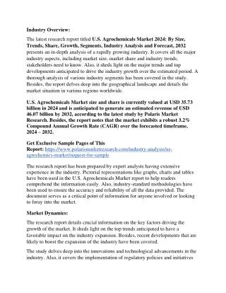 U.S. Agrochemicals Market