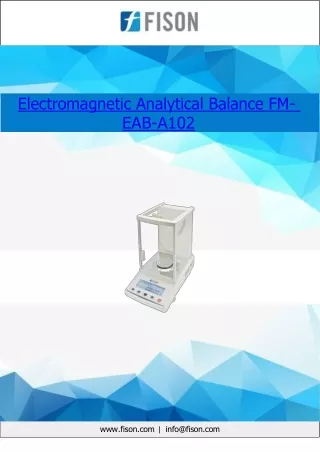 Electromagnetic Analytical Balance 300g