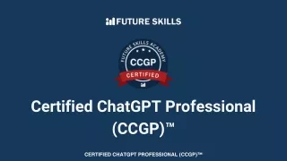 Become a ChatGPT expert with the best ChatGPT course