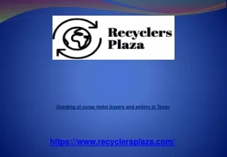 Bonding of scrap metal buyers and sellers in Texas