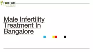 Best Male Infertility Doctor In Bangalore \