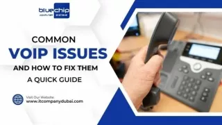 Common VoIP Issues and How to Fix Them A Quick Guide