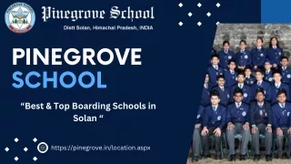 Best & Top Boarding Schools in Solan