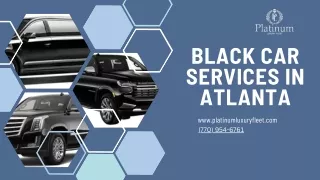 Town black car Services in Atlanta