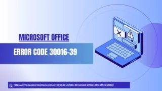 Diagnose your computer to fix error code 30016-39