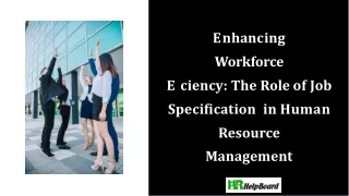 Job Specification Definition