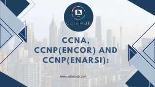 CCNA CCNP combo Enterprise core Training and Certification