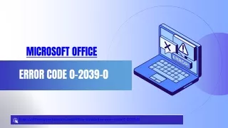 Understanding Error Code 0-2039-0