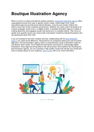Boutique Illustration Agency