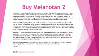 Buy Melanotan 2