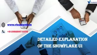 Snowflake Training Course in Hyderabad  | Snowflake Training