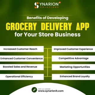 Benefits of Developing Grocery Delivery App for Your Store Business