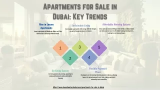 Apartments for Sale in Dubai: Key Trends