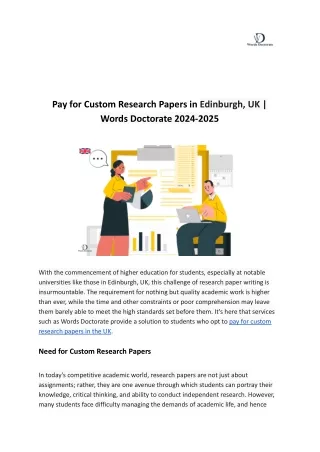 Pay for Custom Research Papers in Edinburgh, UK _ 2024-2025