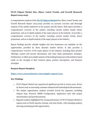 Wi-Fi Chipset Market