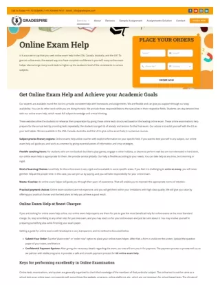 Online Exam Help in Australia for Stress-Free Success