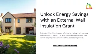 Save on Energy Bills: Explore External Wall Insulation Grant Opportunities