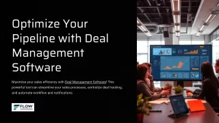 Optimize Your Pipeline with Deal Management Software