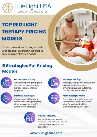 Top Red Light  Therapy pricing models