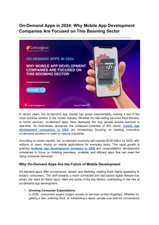 On-Demand Apps in 2024_ Why Mobile App Development Companies Are Focused on This Booming Sector