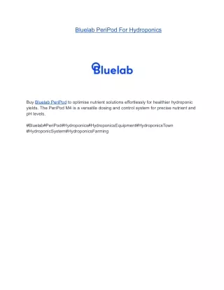 Bluelab PeriPod For Hydroponics