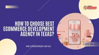 How To Choose Best eCommerce Development Agency In Texas?