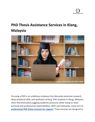 PhD Thesis Assistance Services in Klang, Malaysia.docx