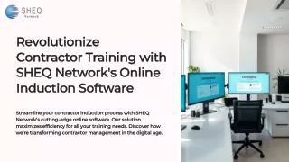 Online Induction Software for Contractor Training