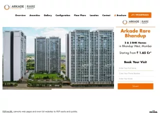 Arkade Rare Bhandup West - 2 BHK and 3 BHK Flats Mumbai