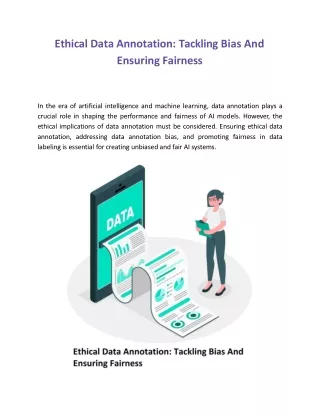 Ethical Data Annotation: Tackling Bias And Ensuring Fairness