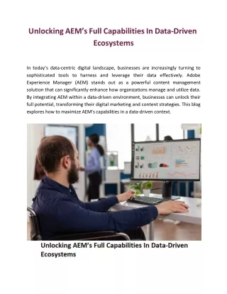 Unlocking AEM’s Full Capabilities In Data-Driven Ecosystems