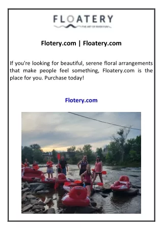 Flotery.com  Floatery.com