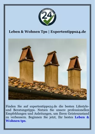 Leben & Wohnen Tps  Expertentipps24.de