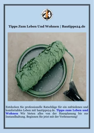 Tipps Zum Leben Und Wohnen  Bautipps24.de