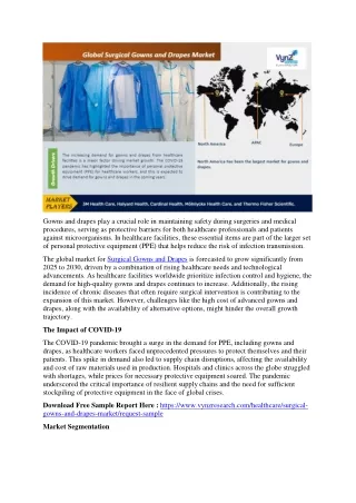 Global Growth and Trends in the Surgical Gowns and Drapes Market
