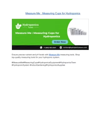 Measure Me _ Measuring Cups for Hydroponics