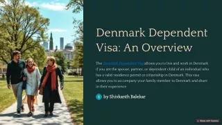 Secure Your Denmark Dependent Visa from the UK with Ease