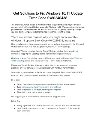 Error Code 0x80240438 (2)