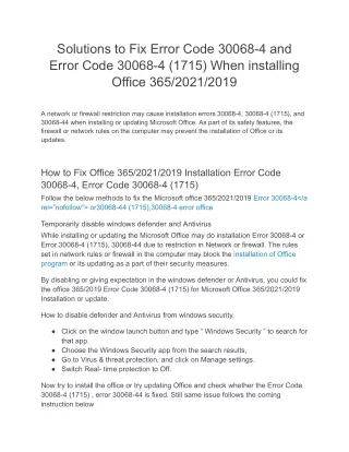 Error Code 30068-4 (1)