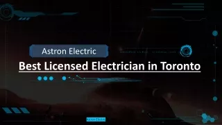 Electrician in Toronto Electrical Contractorl Astron Electric