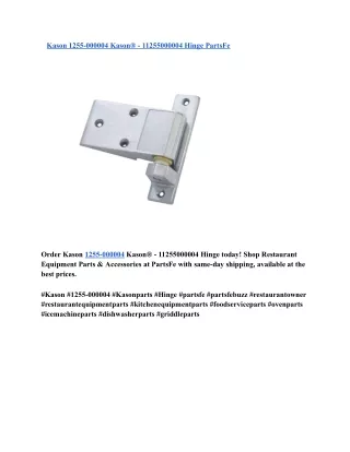 Kason 1255-000004 Kason® - 11255000004 Hinge PartsFe