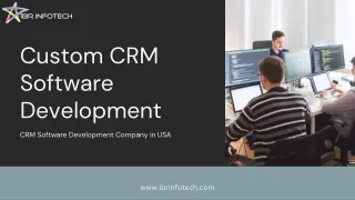 Custom CRM Software Development | CRM Software Development Company in the USA