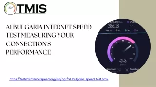 A1 Bulgaria Internet Speed Test Measuring Your Connection's Performance