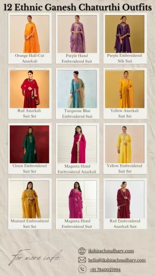 12 Ethnic Ganesh Chaturthi Outfits
